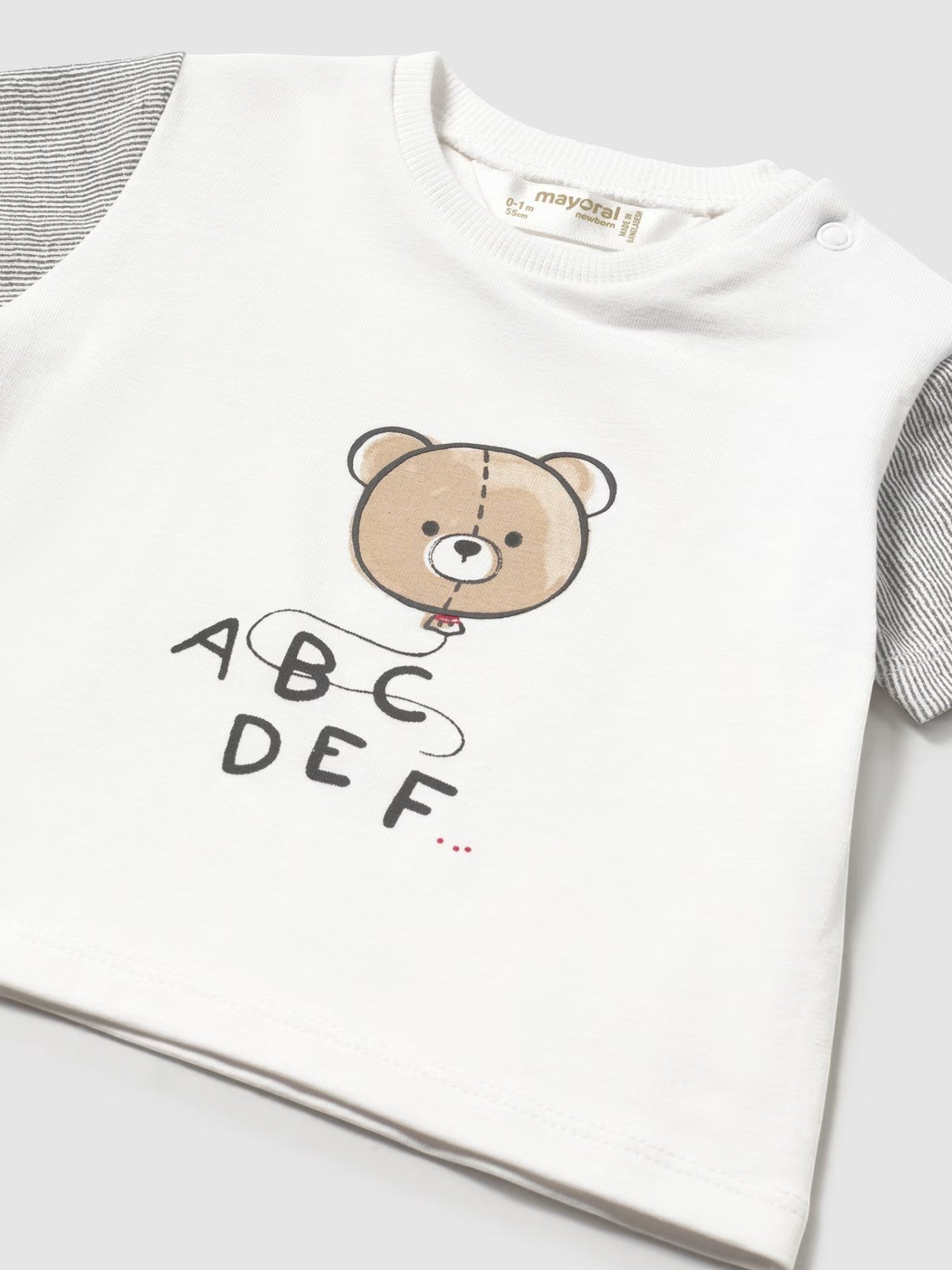Maglia manica corta Bimbo BIANCO 1037 /B -  NANU' BABY