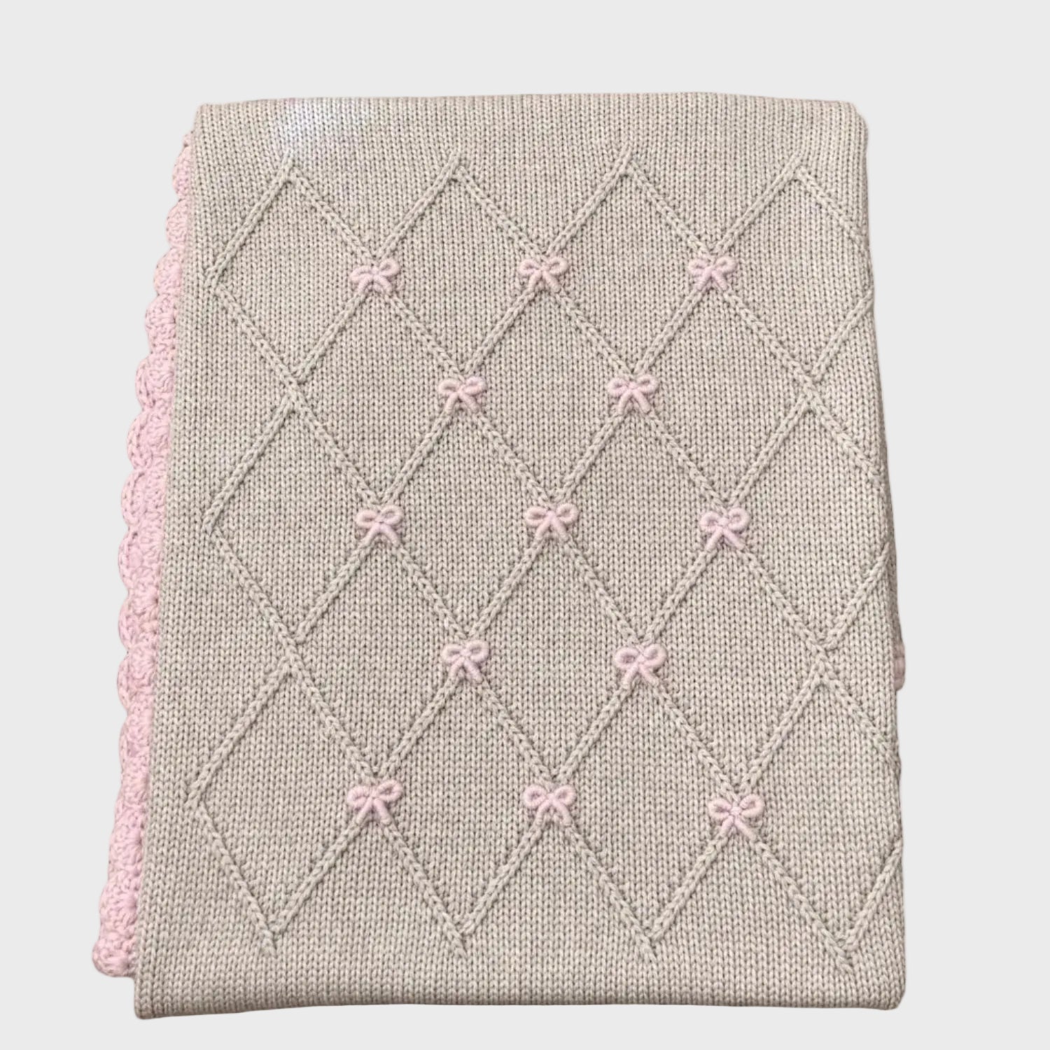 Coperta Neonata Beige E79/R by BEBE' DI ALMY