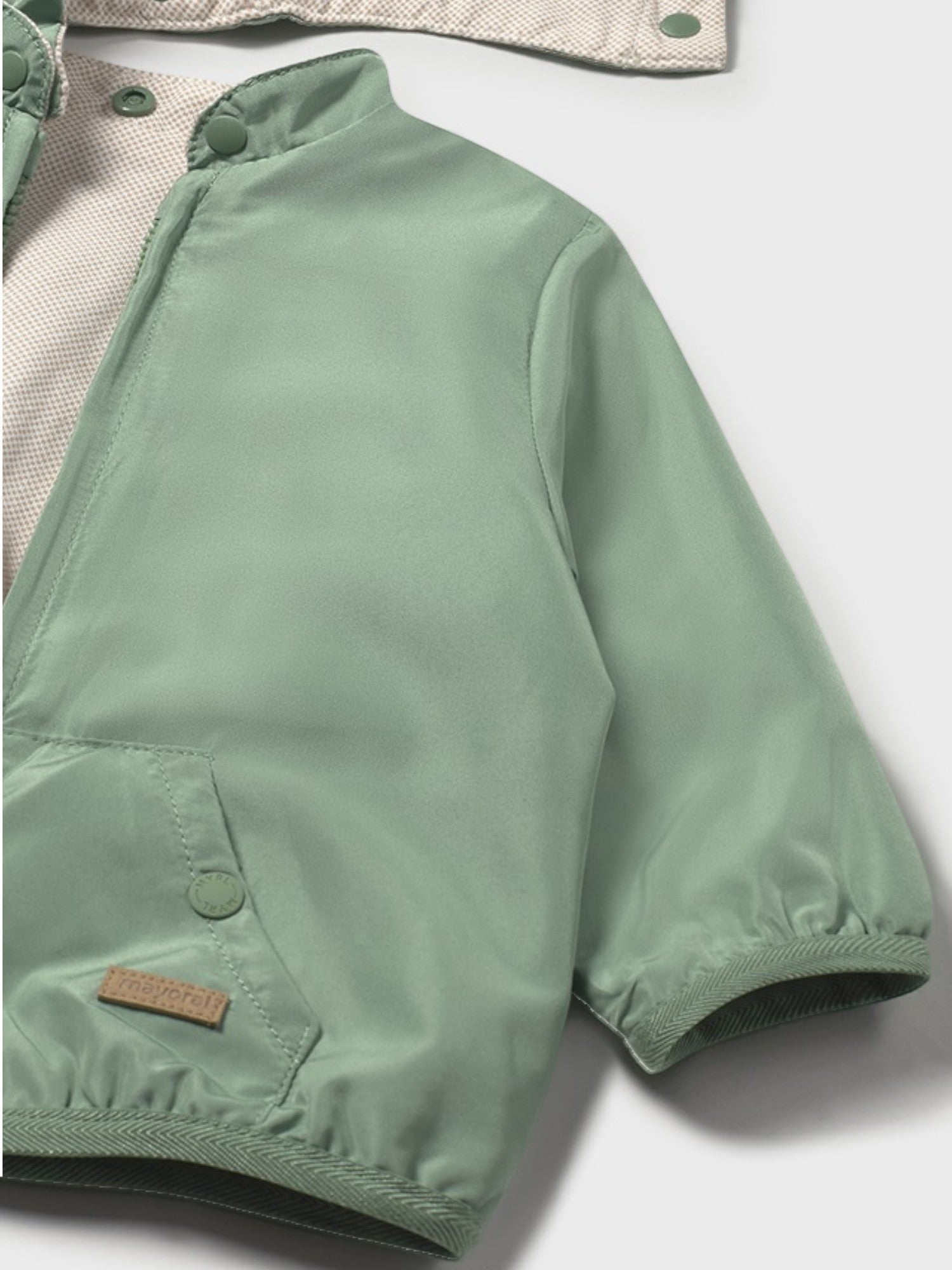 Giacca a vento reversibile Bimbo VERDE 1456 /V -  NANU' BABY