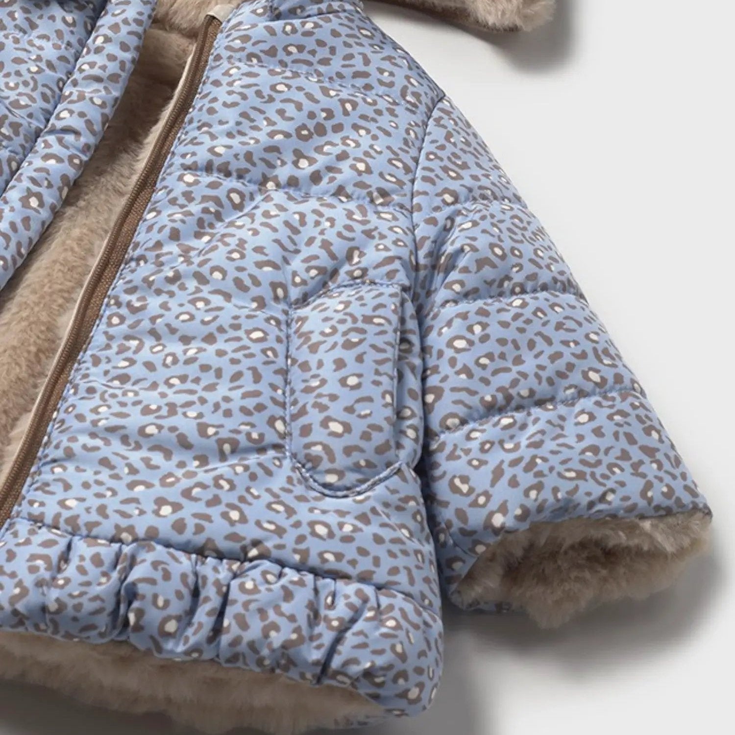 Cappotto Bimba Azzurro 2404/50 by MAYORAL