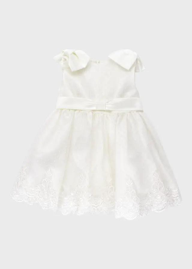 Abito Cerimonia Bimba Avorio GG25D03I by GUGU GAGA