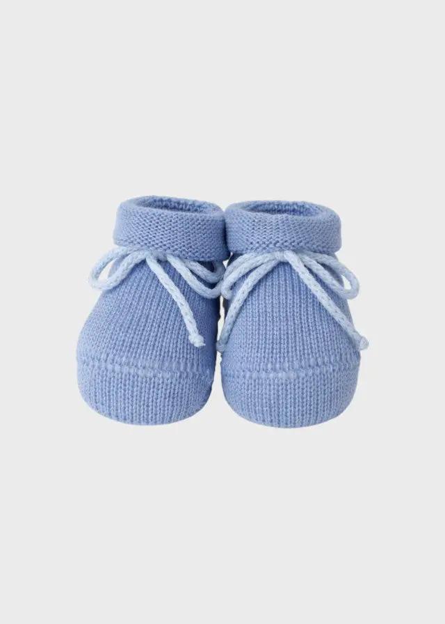 Babbucce Neonato Cielo ORSETTO CUORE 751 by BABY LORD