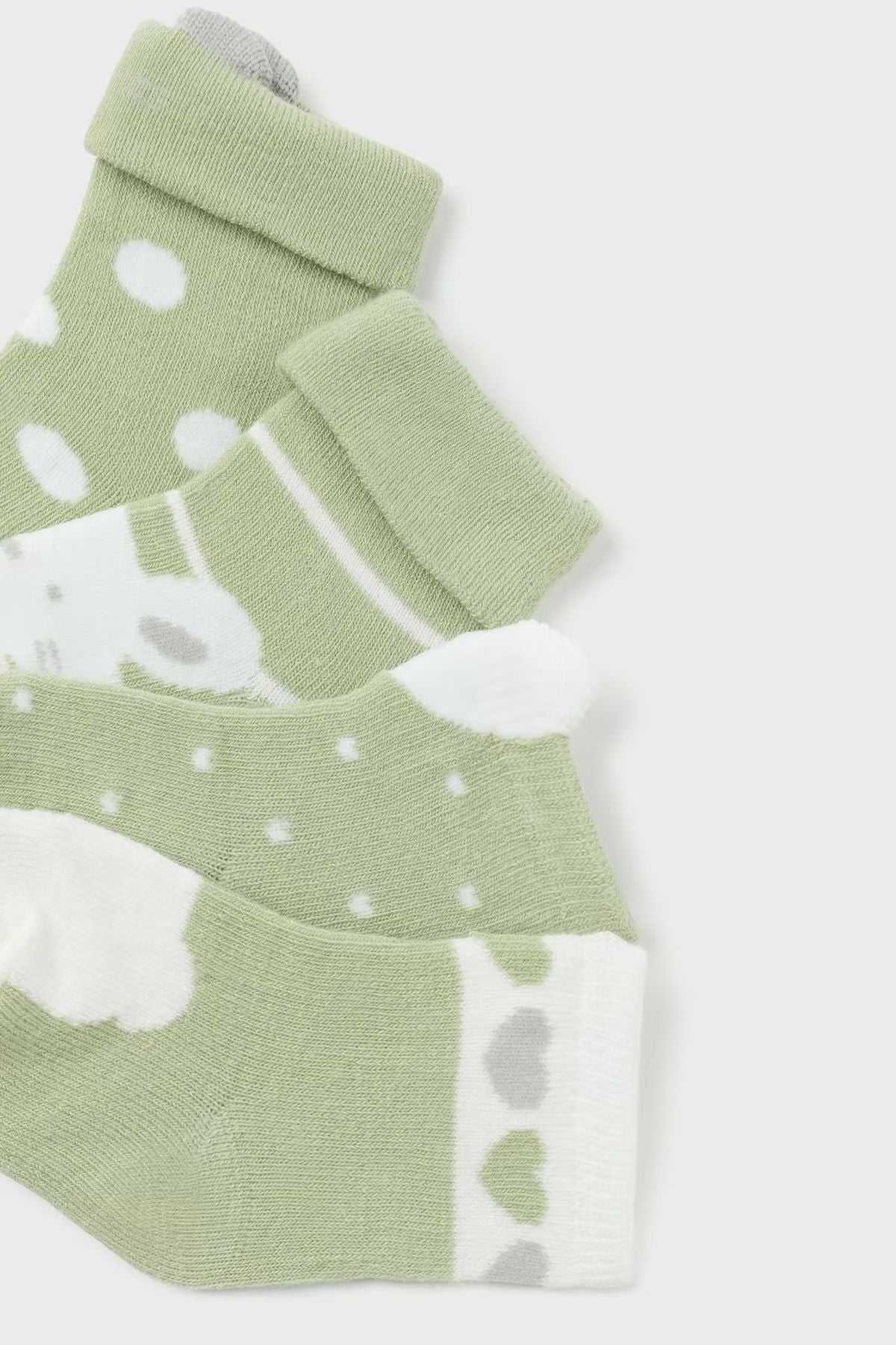Set 4 calze  VERDE 9658/K -  NANU' BABY