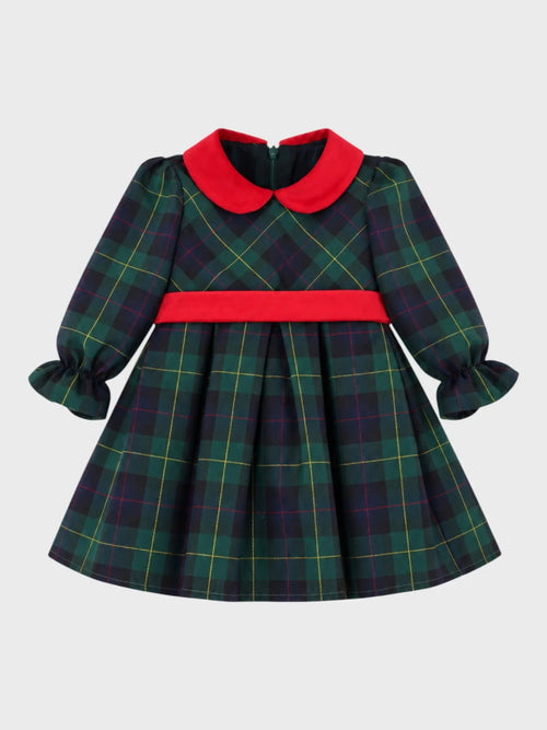 Abito Bimba Verde B0837A1 by BUFI