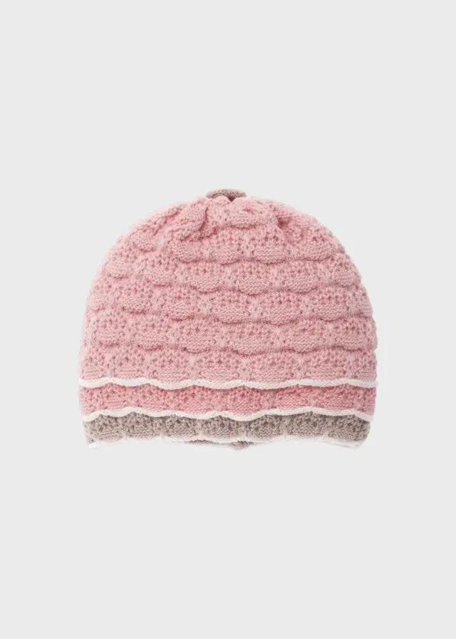 Cuffia Neonata Rosa EK1171/R by MARLU'