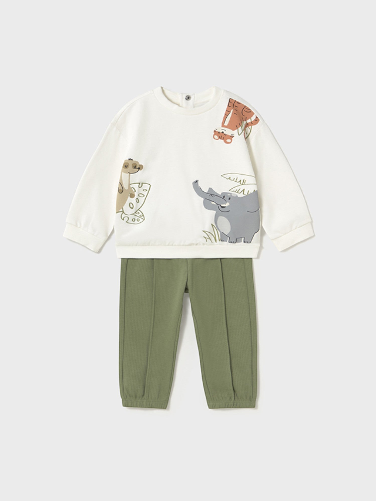 Tuta pullover Bimbo VERDE 1841/29 -  NANU' BABY
