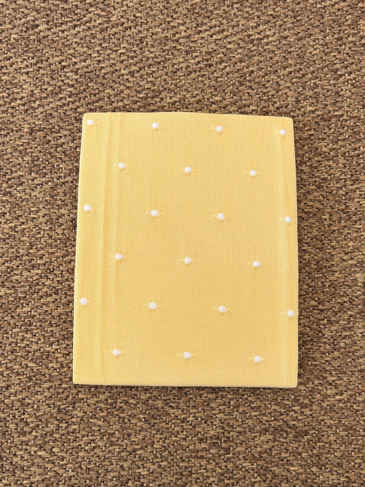 Coperta pois giallo Neonata GIALLO 3430/161 -  NANU' BABY