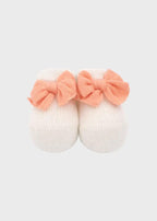 Babbucce Neonata Bianco FIOCCO/758-P by BABY LORD