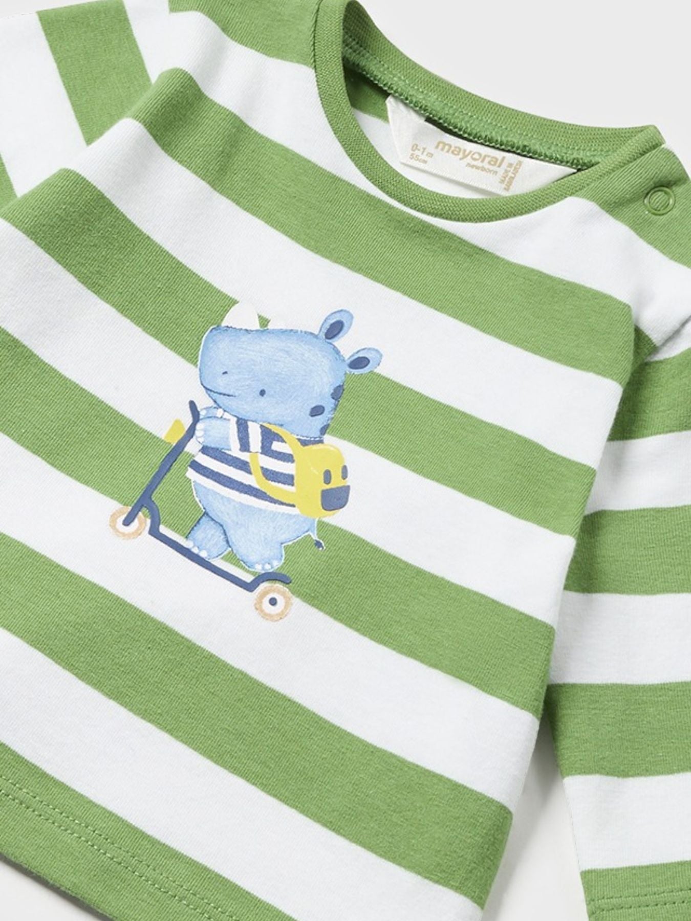 Set 2 maglie m/l Bimbo VERDE 1004/L -  NANU' BABY