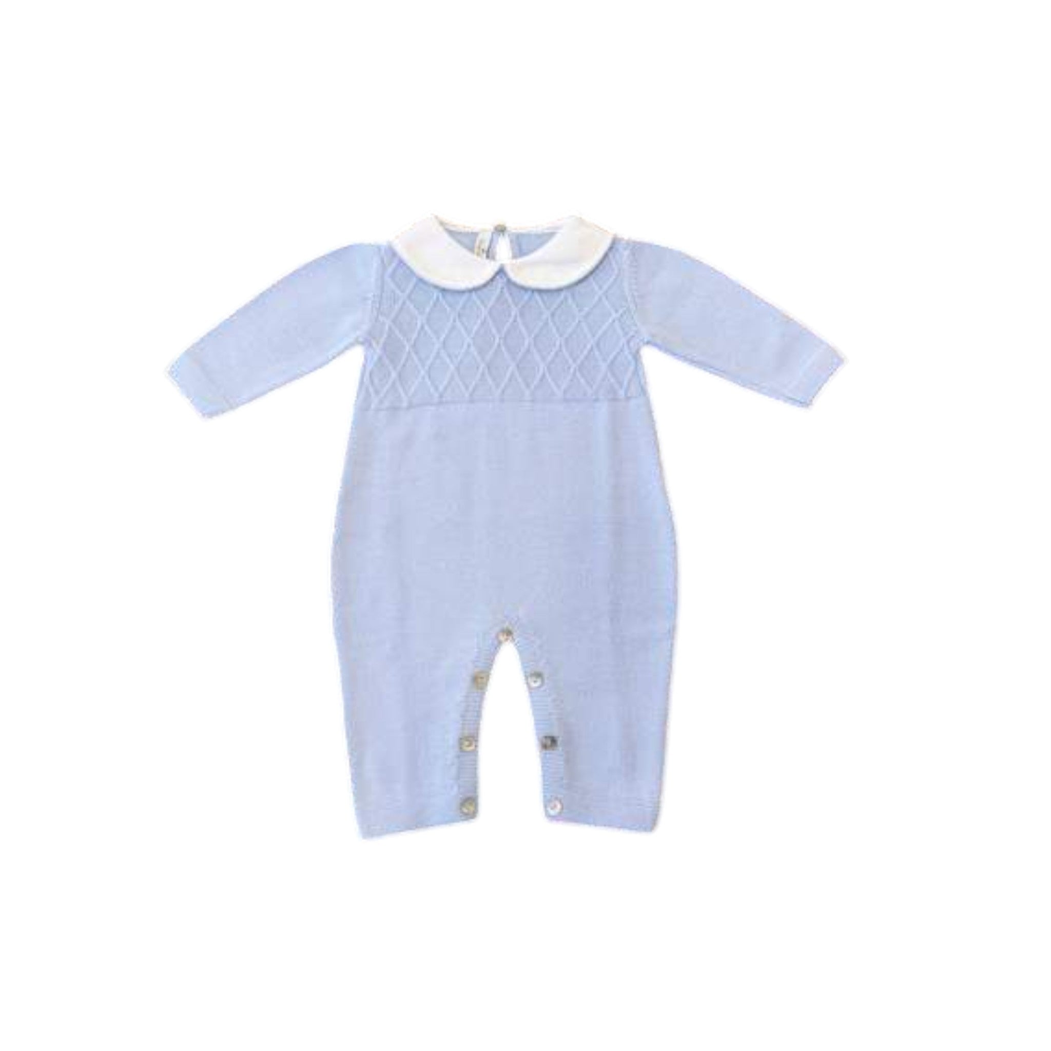 Tutina doppio fiocco Neonato CIELO NIDO D'APE 312