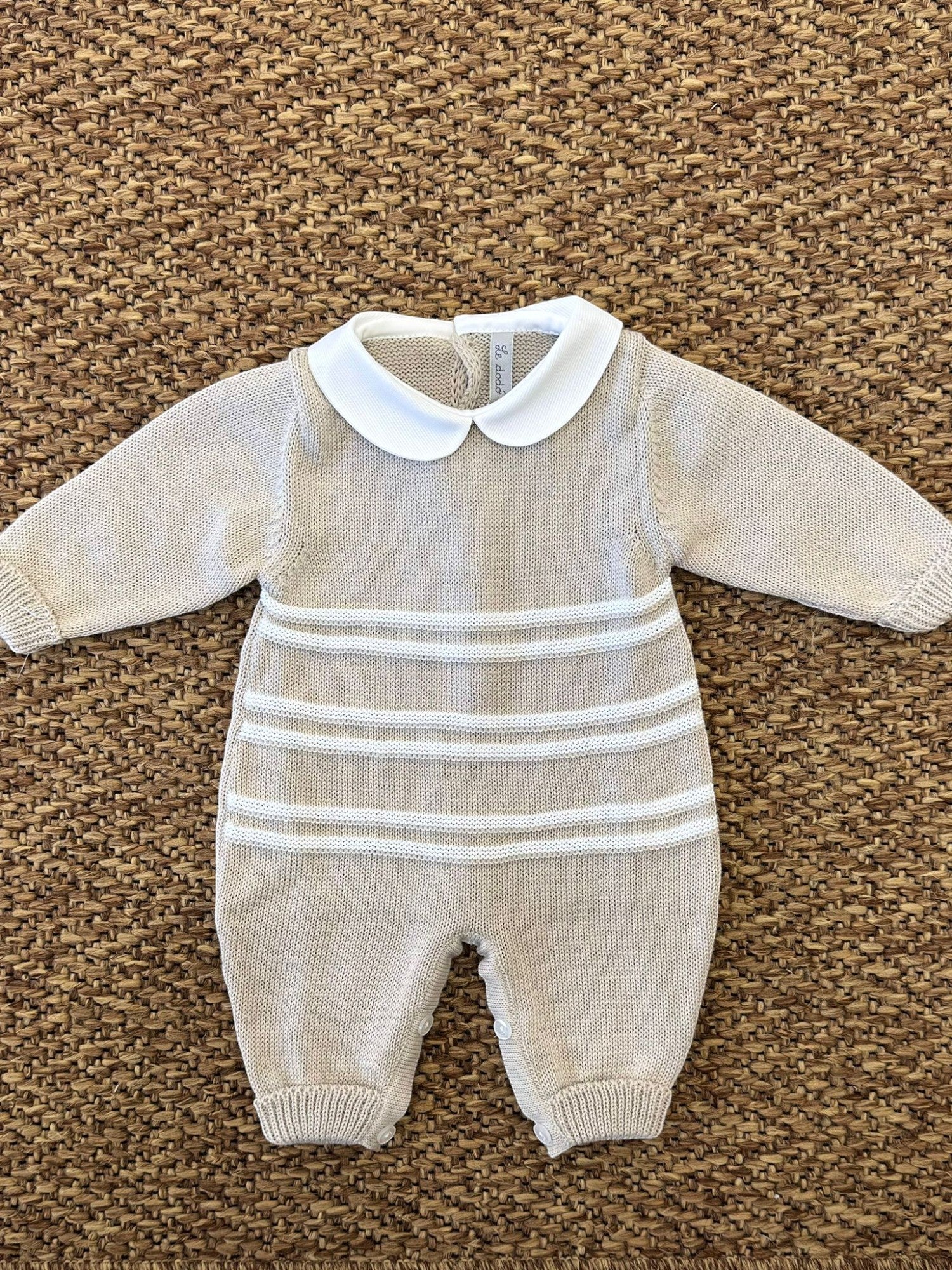 Tutina Neonato BIANCO T66L/3001 -  NANU' BABY