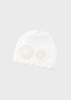 Cuffia Neonata Bianco EP1971 by MARLU'