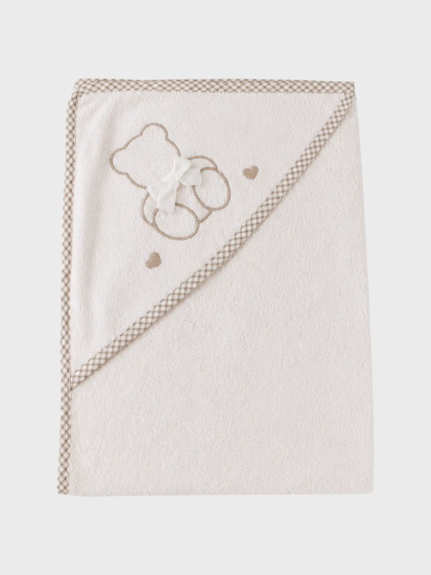 Accappatoio Neonato Beige IS5185/C by MARLU'