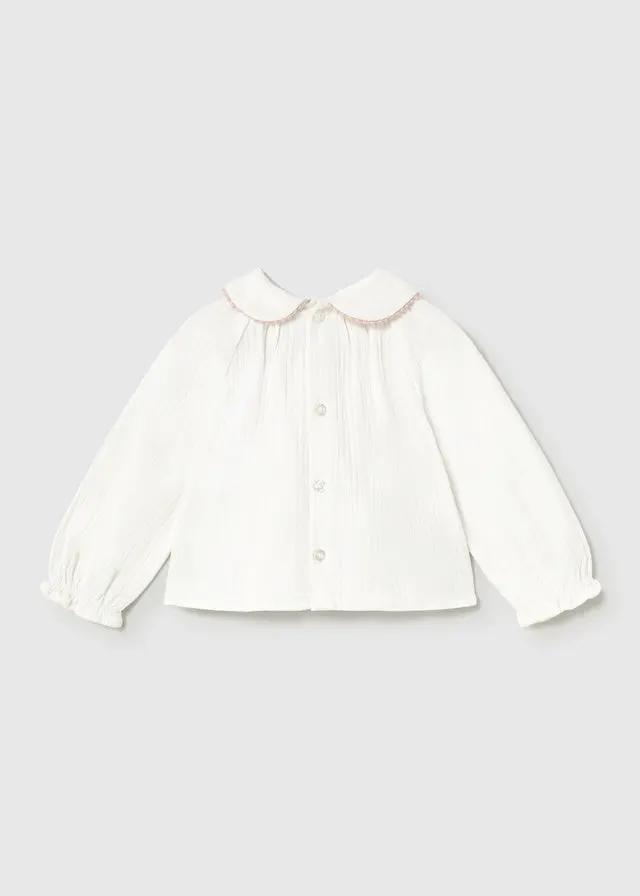 Blusa texture Bimba Ecru 2115/31 by MAYORAL