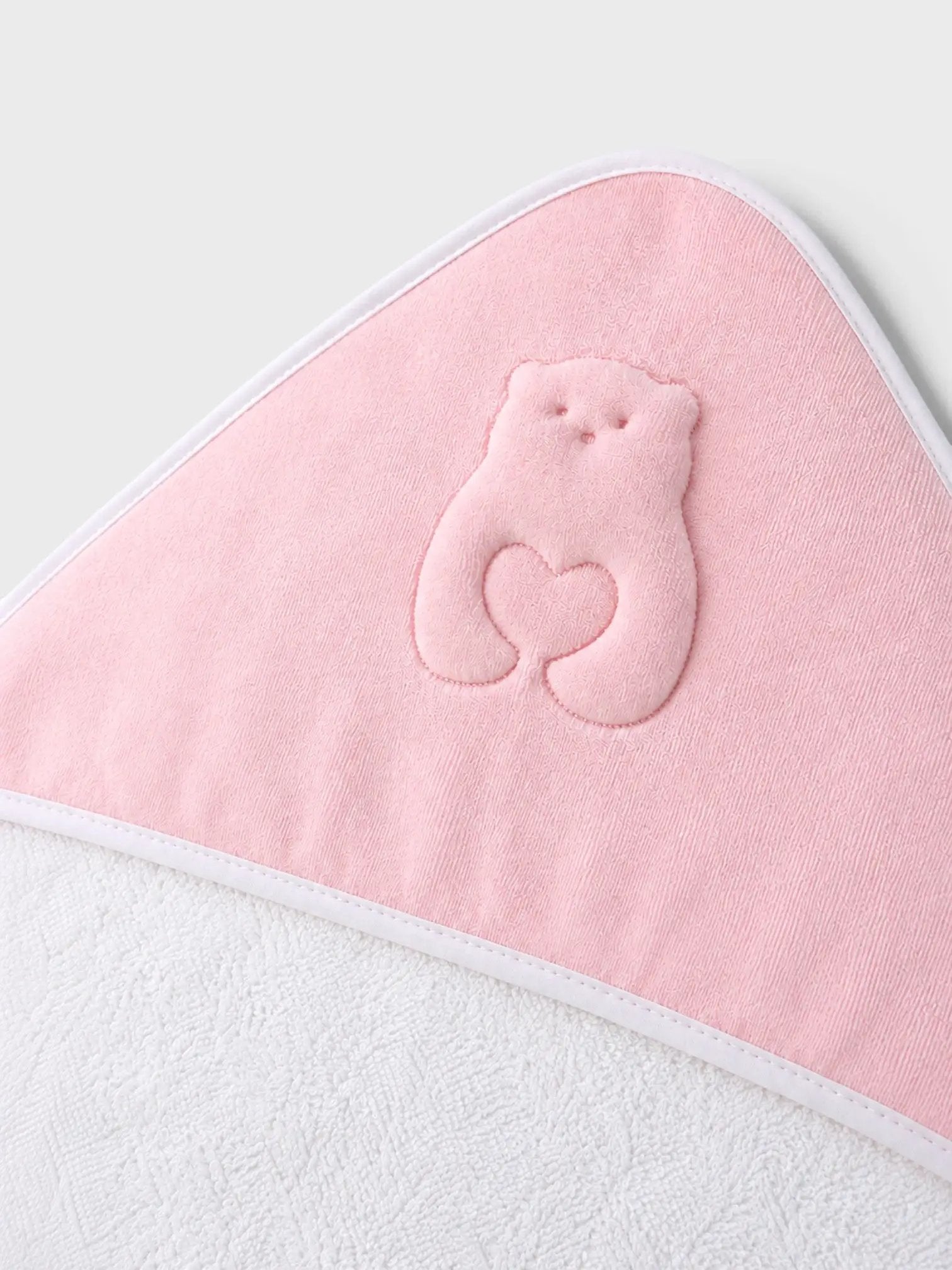 Accappatoio Neonata Rosa C64620/R-C by COCCODE'
