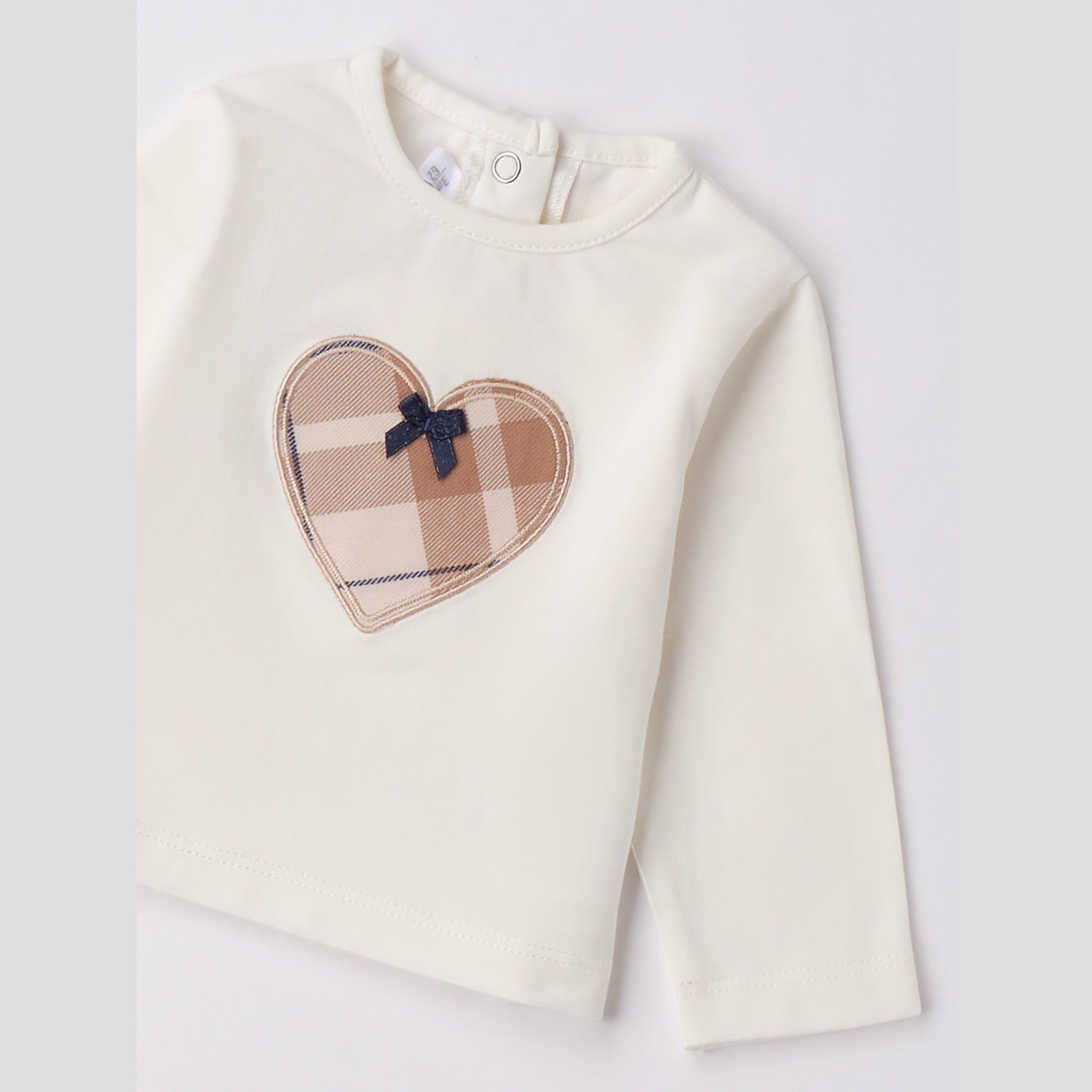 Girocollo Ml Bimba Bianco 3F718/112 -  NANU' BABY