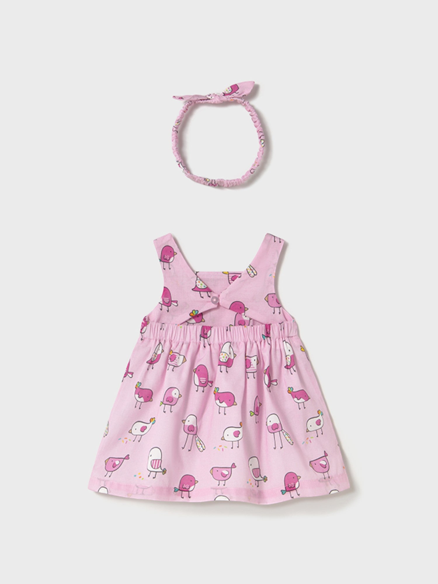 Abito  e cerchietto Bimba ROSA 1873 /R -  NANU' BABY