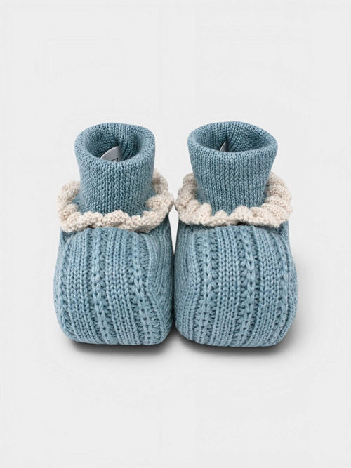 Babbucce Neonata Verde IB19S by MARLU'