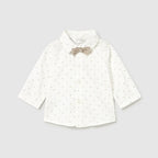 Camicia Bimbo Beige 2196/21 by MAYORAL