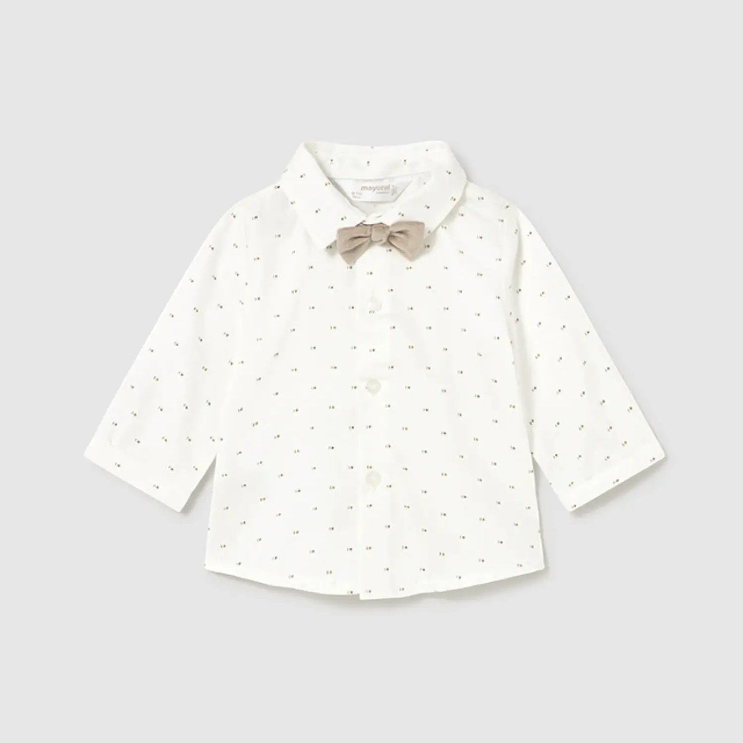 Camicia Bimbo Beige 2196/21 by MAYORAL