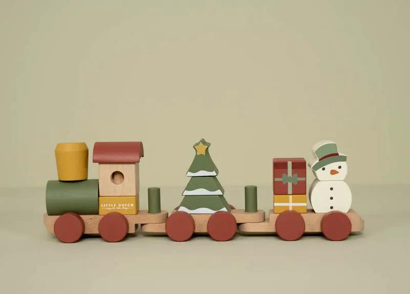 Trenino Rosso LD4861 by LITTLE DUTCH
