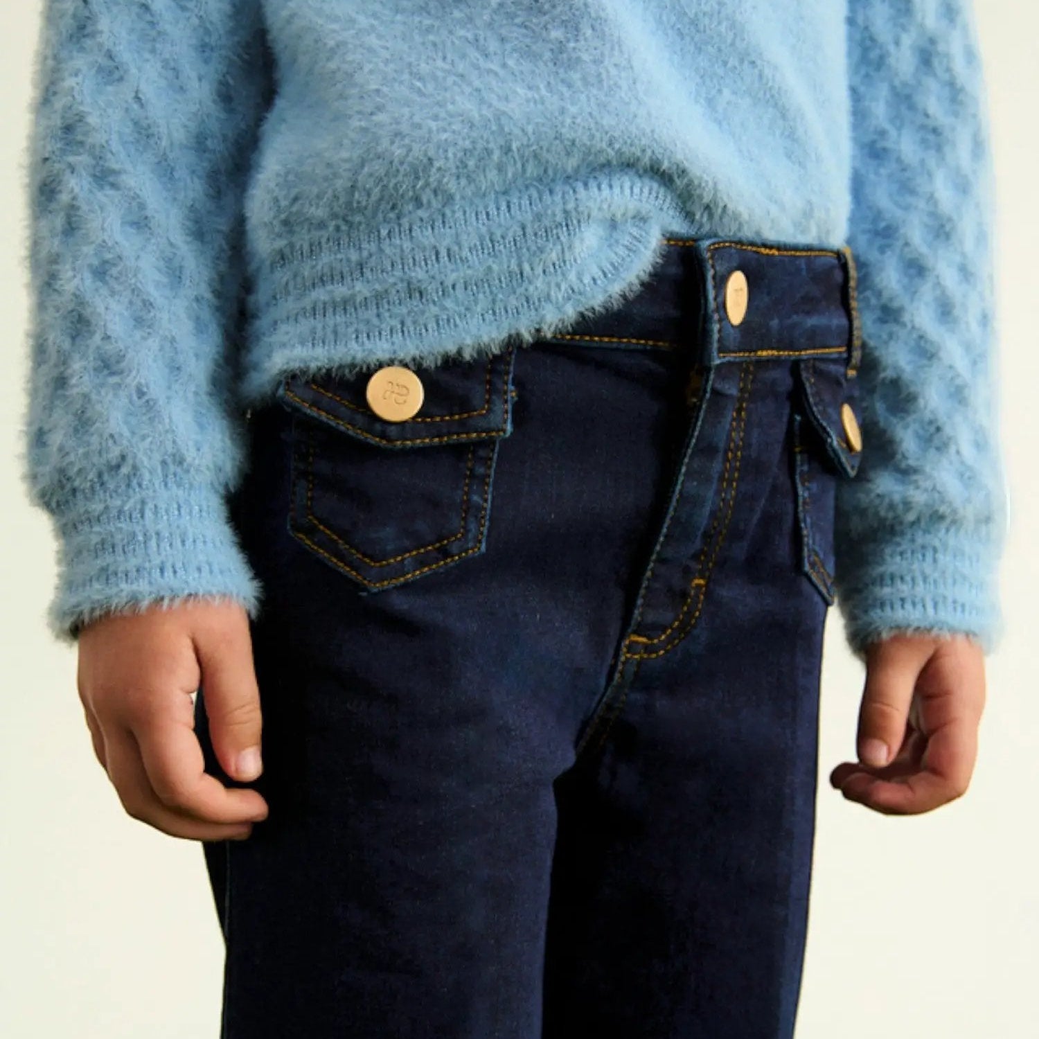Pantaloni Bimba Blu 5722/5 by ABEL & LULA