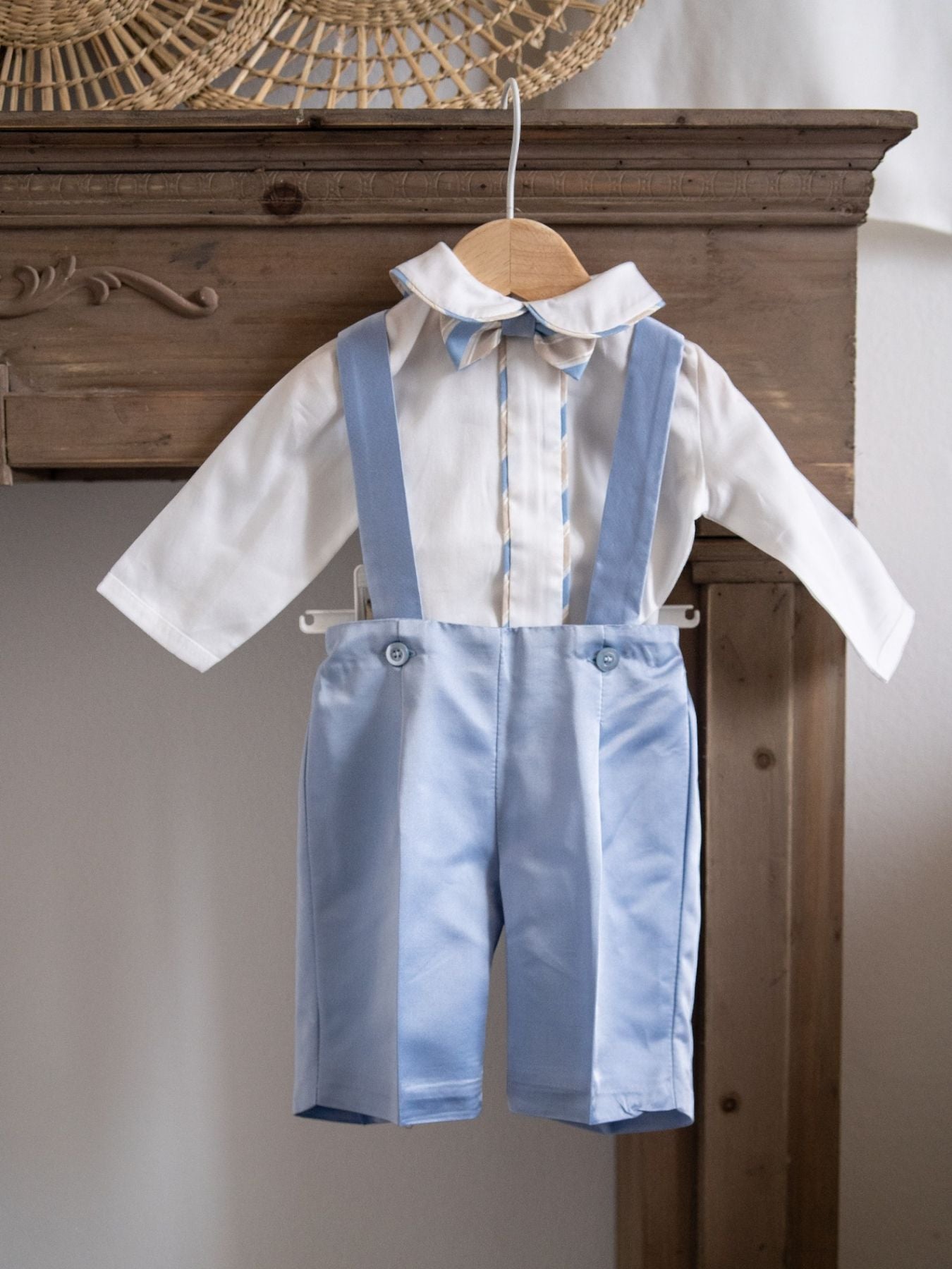Completo cerimonia con papillon Bimbo CIELO EN71060 -  NANU' BABY