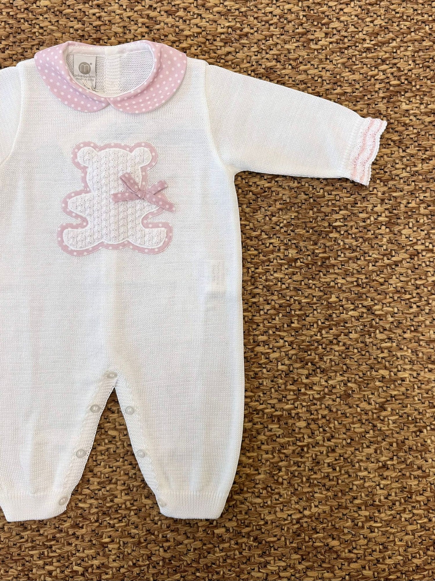Tutina Neonata BIANCO EB1010 -  NANU' BABY
