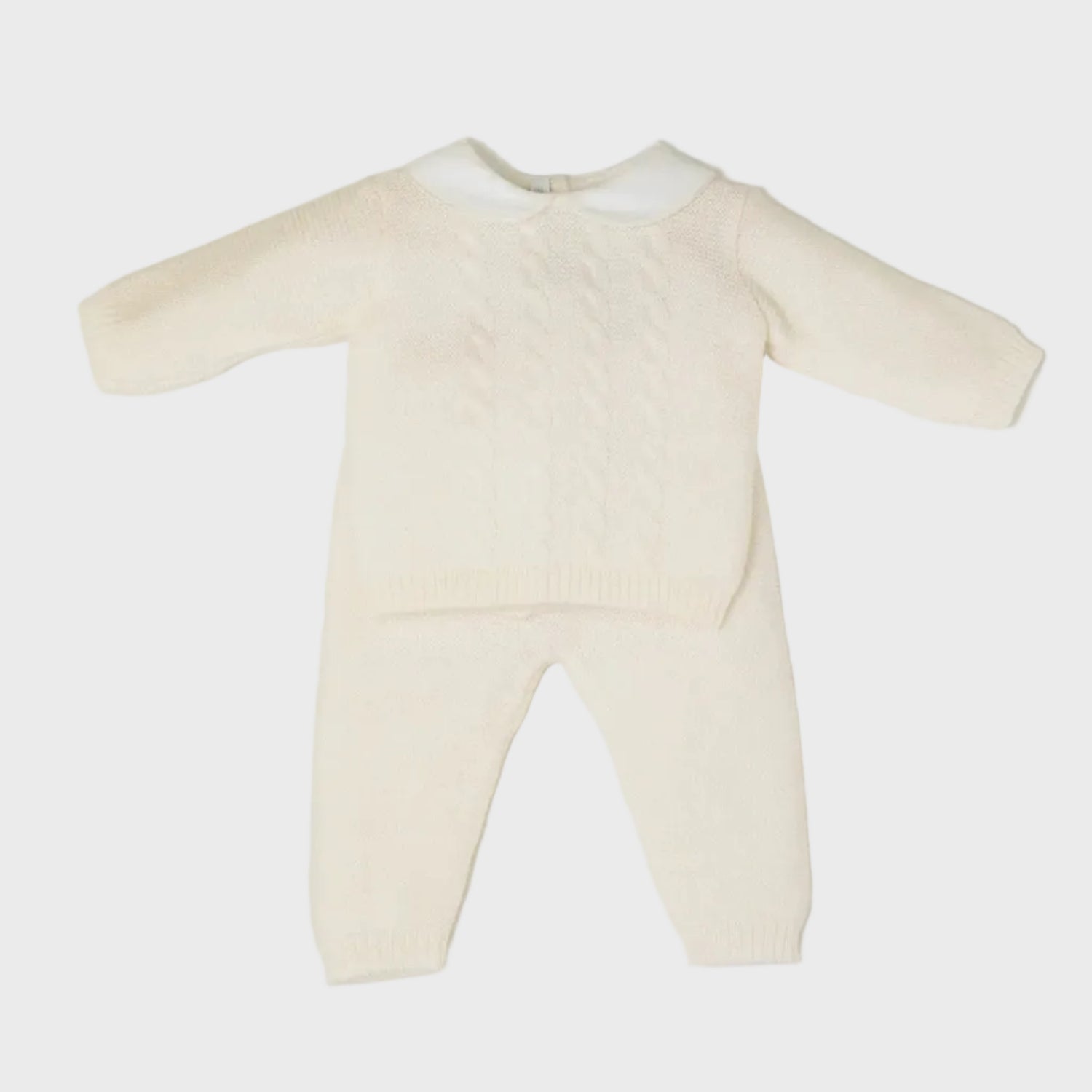 Completo nascita Neonato Panna BRAIDING 516/P by BABY LORD