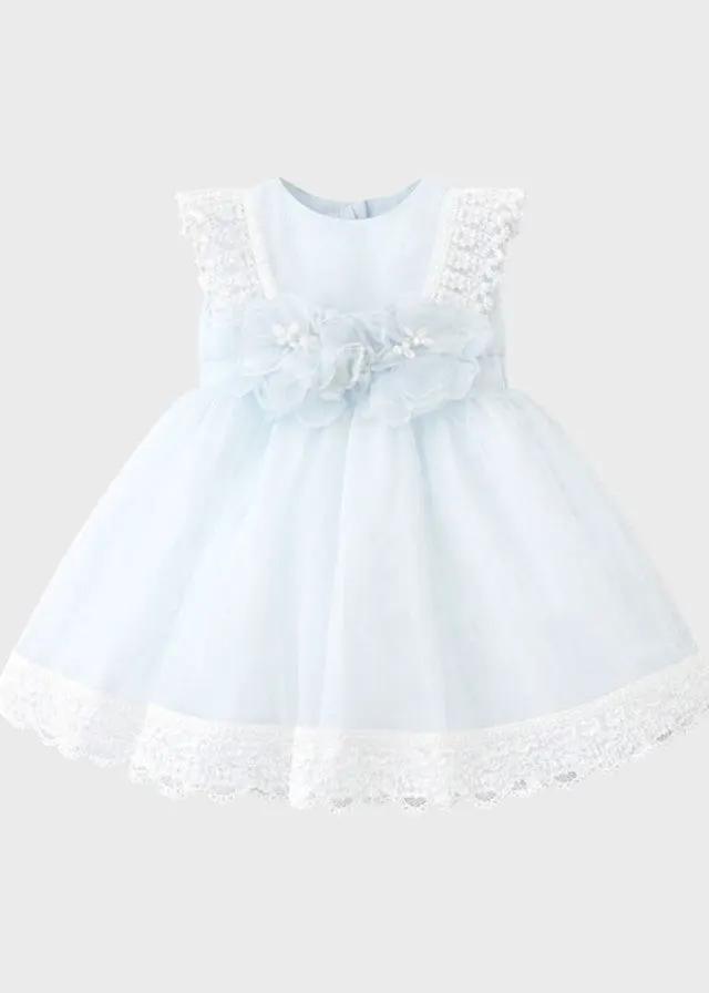 Abito Cerimonia Bimba Azzurro FB086/AP by FLO' SARTORIA ITALIANA