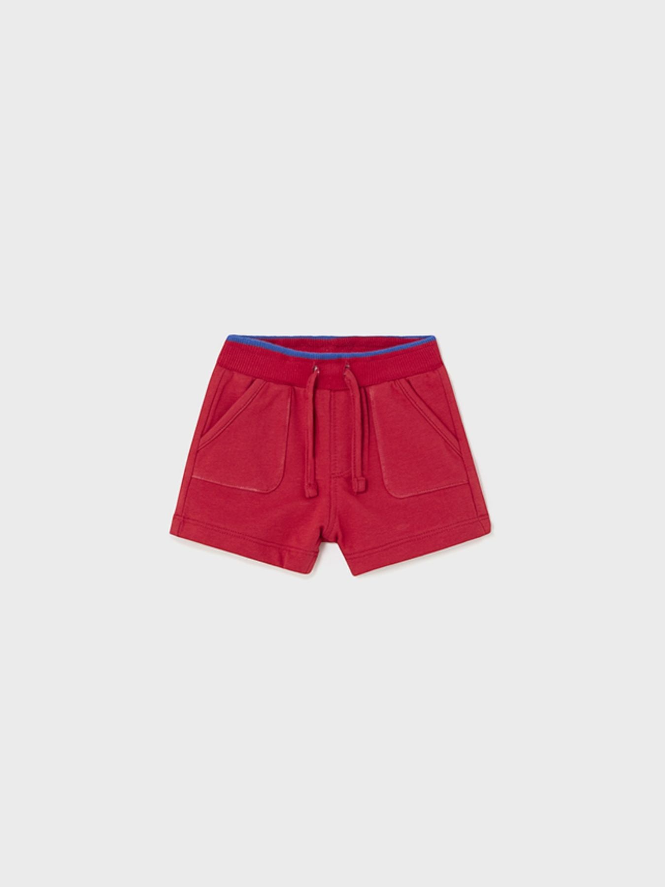 Pantaloncino felpa Bimbo ROSSO 1214 -  NANU' BABY