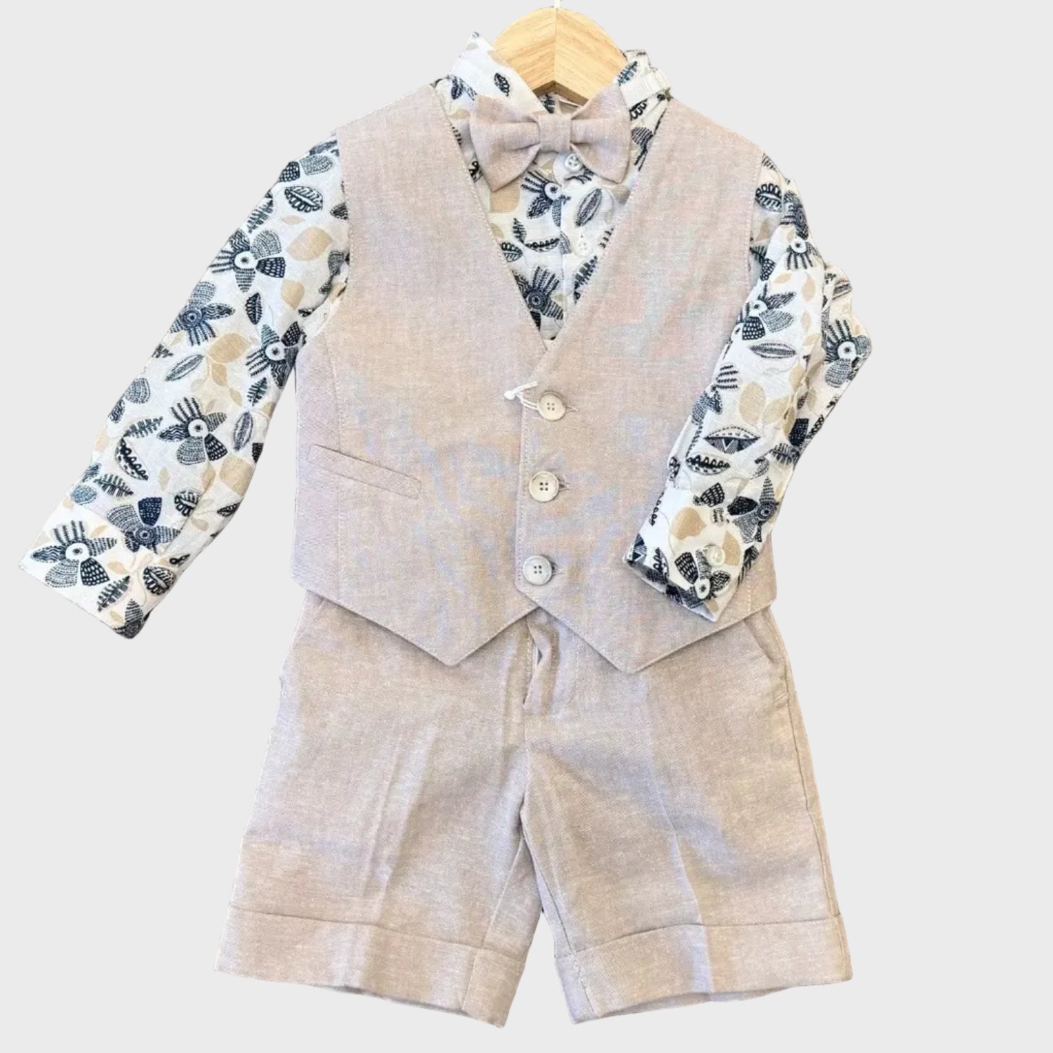 Completo Cerimonia Bimbo Beige BH301N by BIENHBILLE'