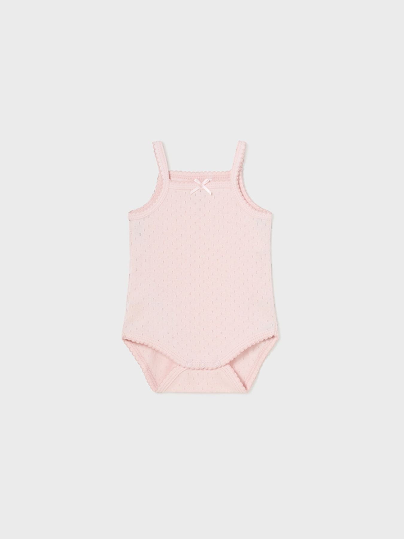 Body m/s traforato Neonata ROSA CIPRIA 1790/N -  NANU' BABY