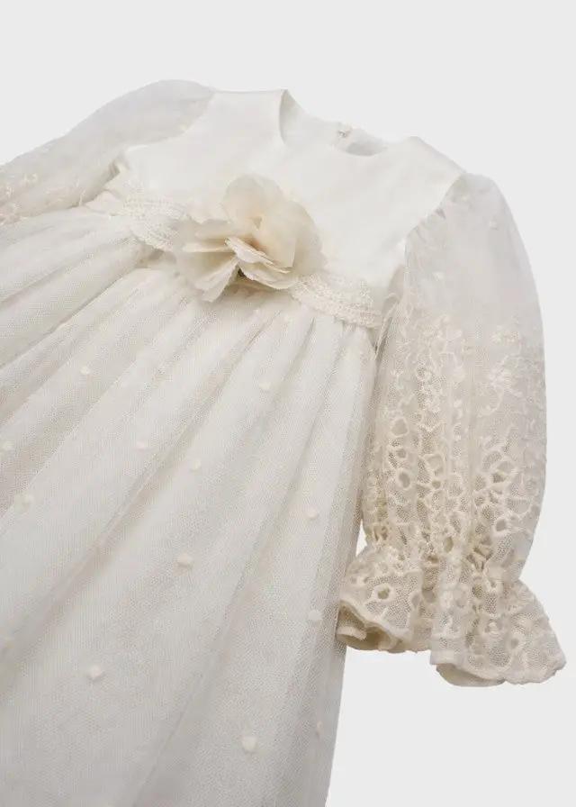 Abito Cerimonia Bimba Vaniglia ER308 by MARLU'