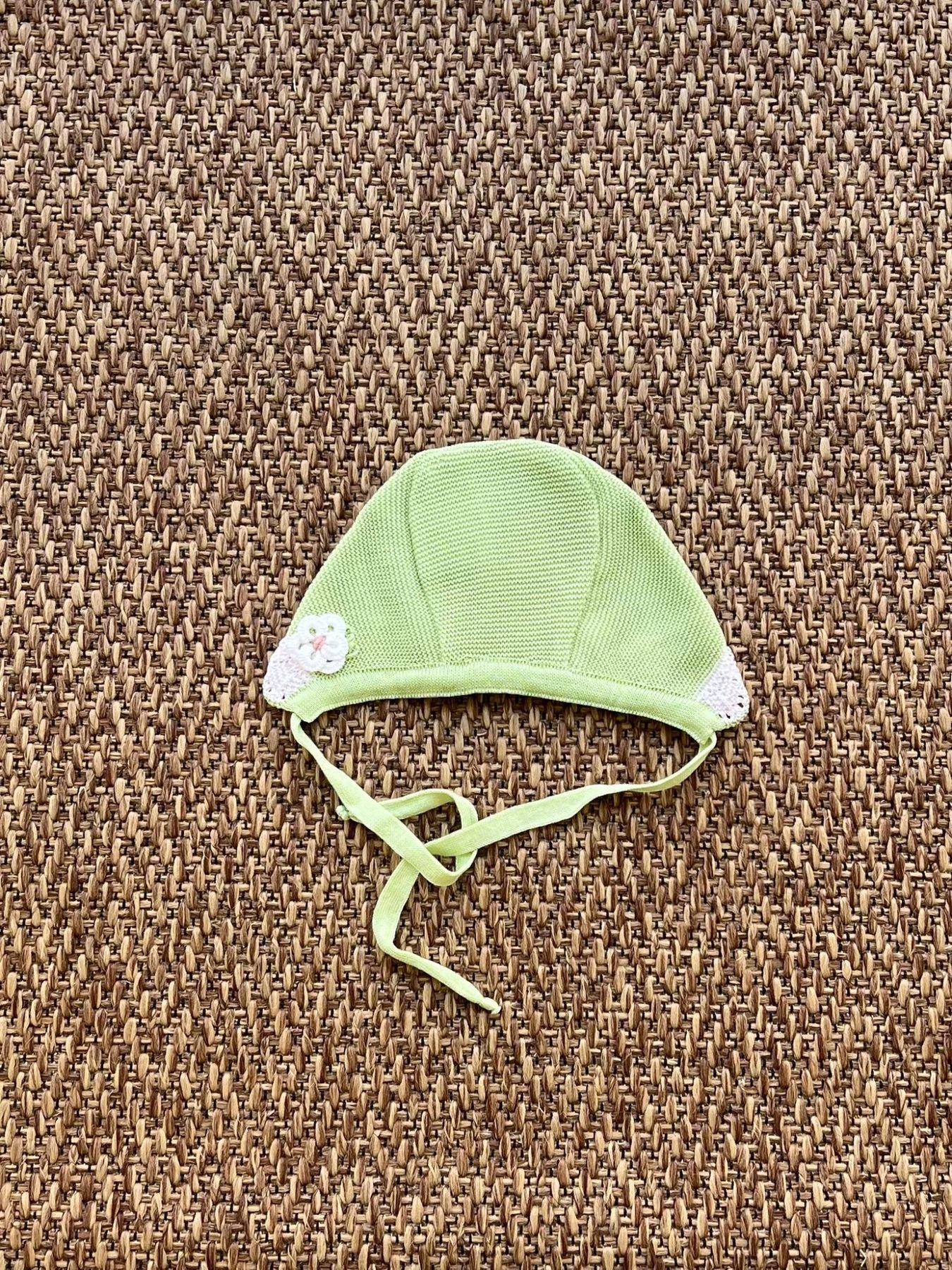Cuffia Neonata VERDE EP20CU -  NANU' BABY