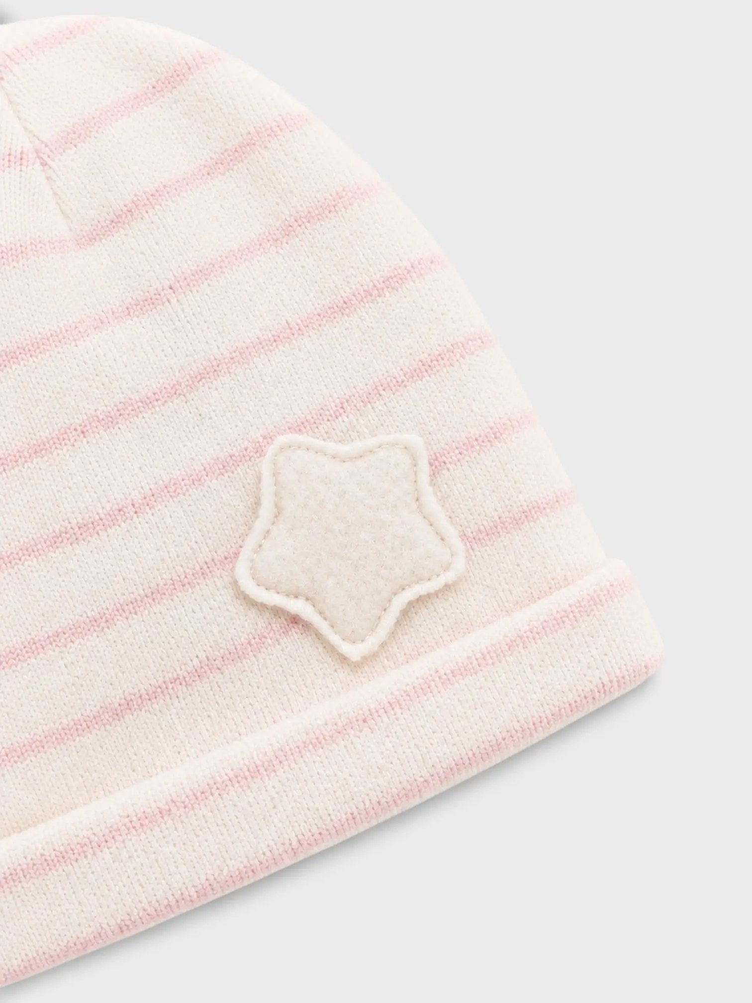 Cuffia Neonata Rosa C64702/R-B by COCCODE'