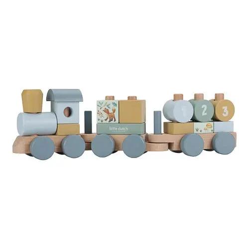 Trenino Multicolore LD7254 by LITTLE DUTCH