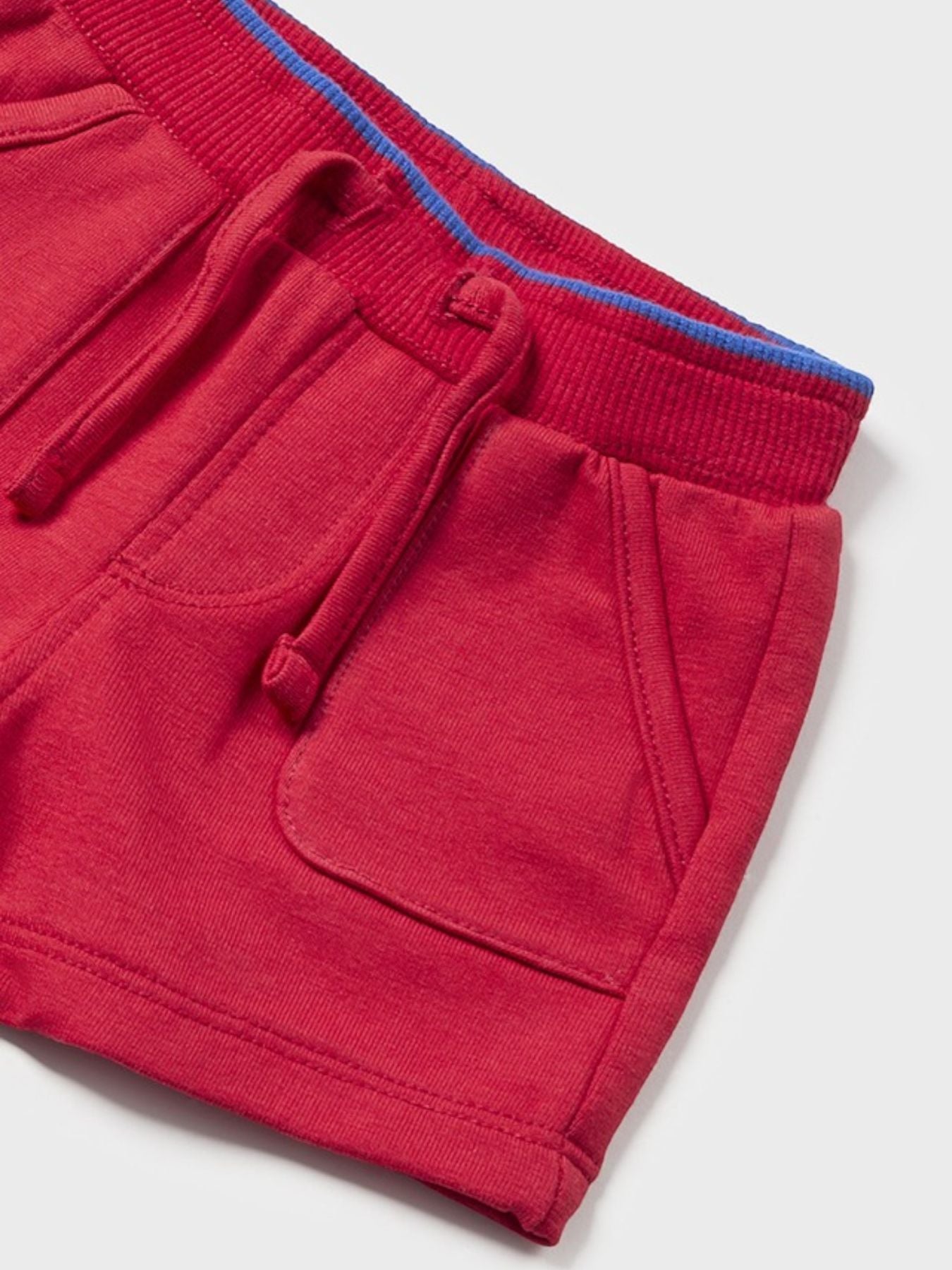 Pantaloncino felpa Bimbo ROSSO 1214 -  NANU' BABY