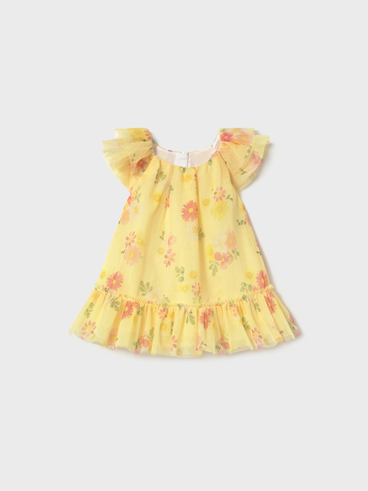 Abito tulle Bimba GIALLO 1850 /G -  NANU' BABY
