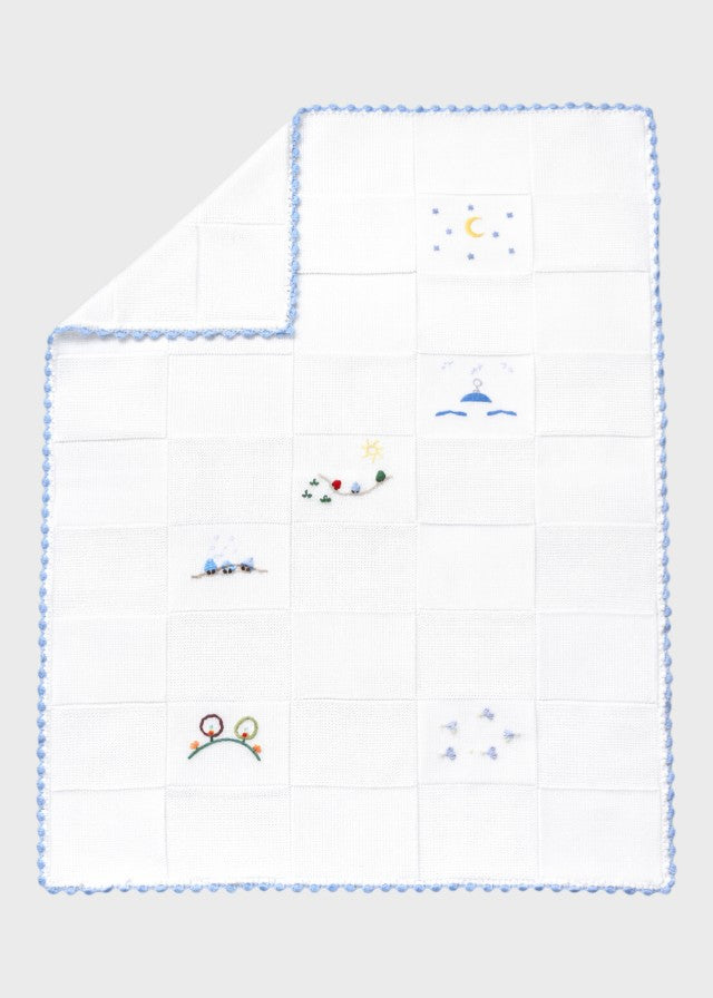 Coperta Neonato Bianco MARIO/CO by PICCOLA GIUGGIOLA