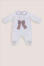 Tutina a coste Neonato Vaniglia IS6714 by MARLU'