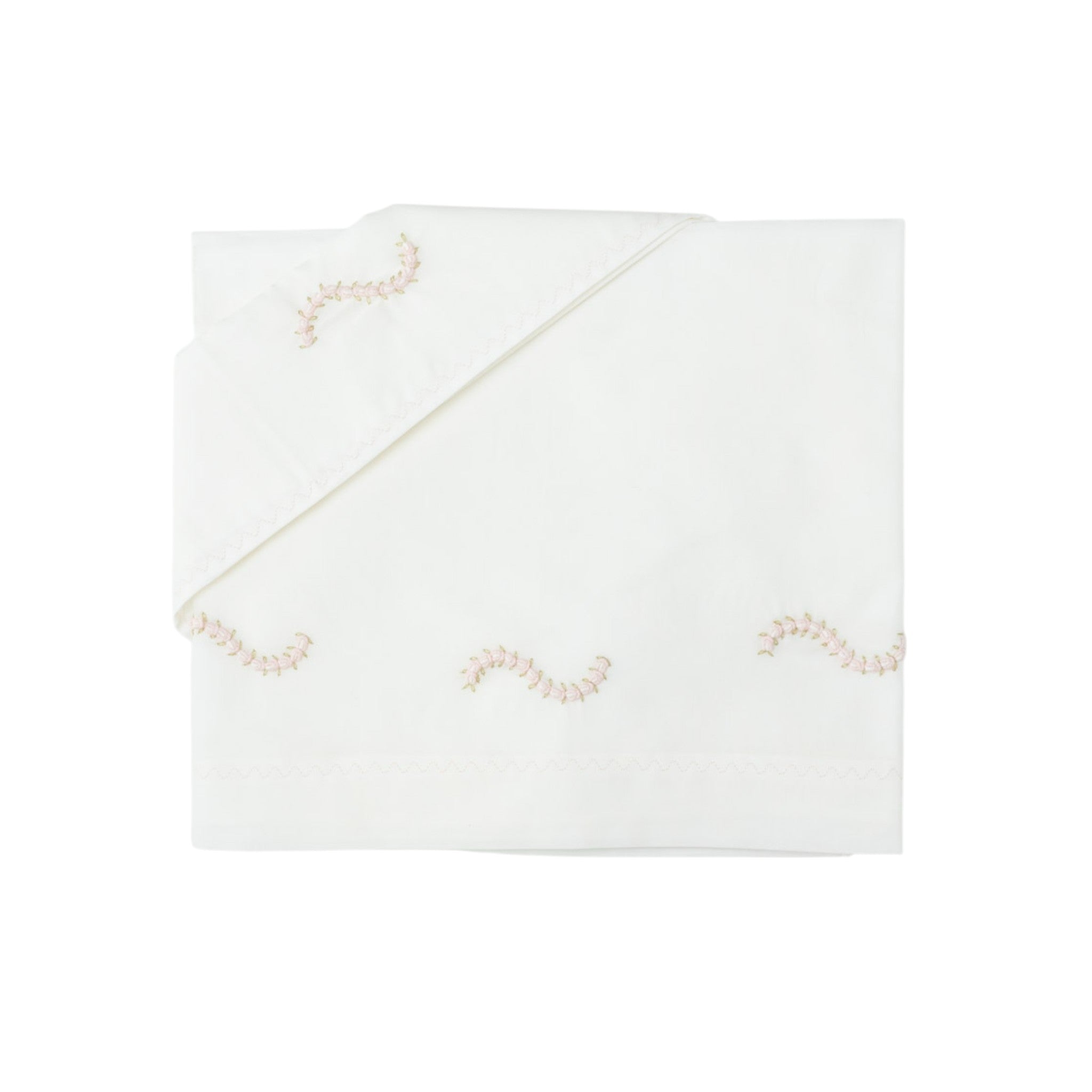 Lenzuolino Batista Cotone Pizzo Valencienne OLLY - Piccola Giuggiola
