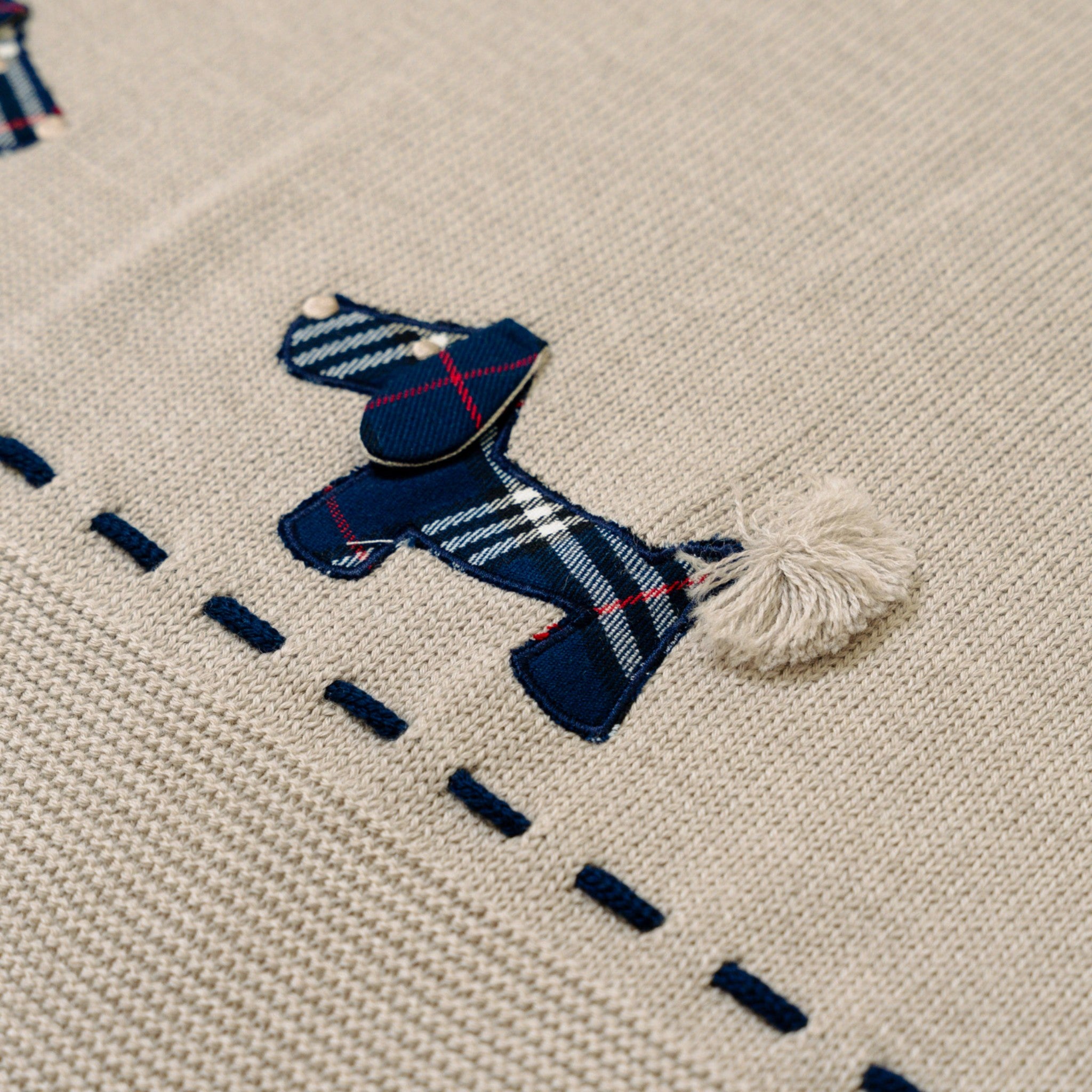 Little Dog Baby Blanket, Blue, LITTLE DOG 140