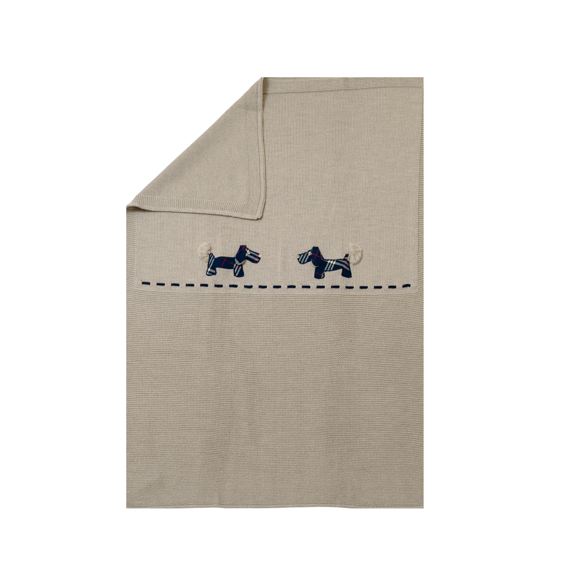 Little Dog Baby Blanket, Blue, LITTLE DOG 140