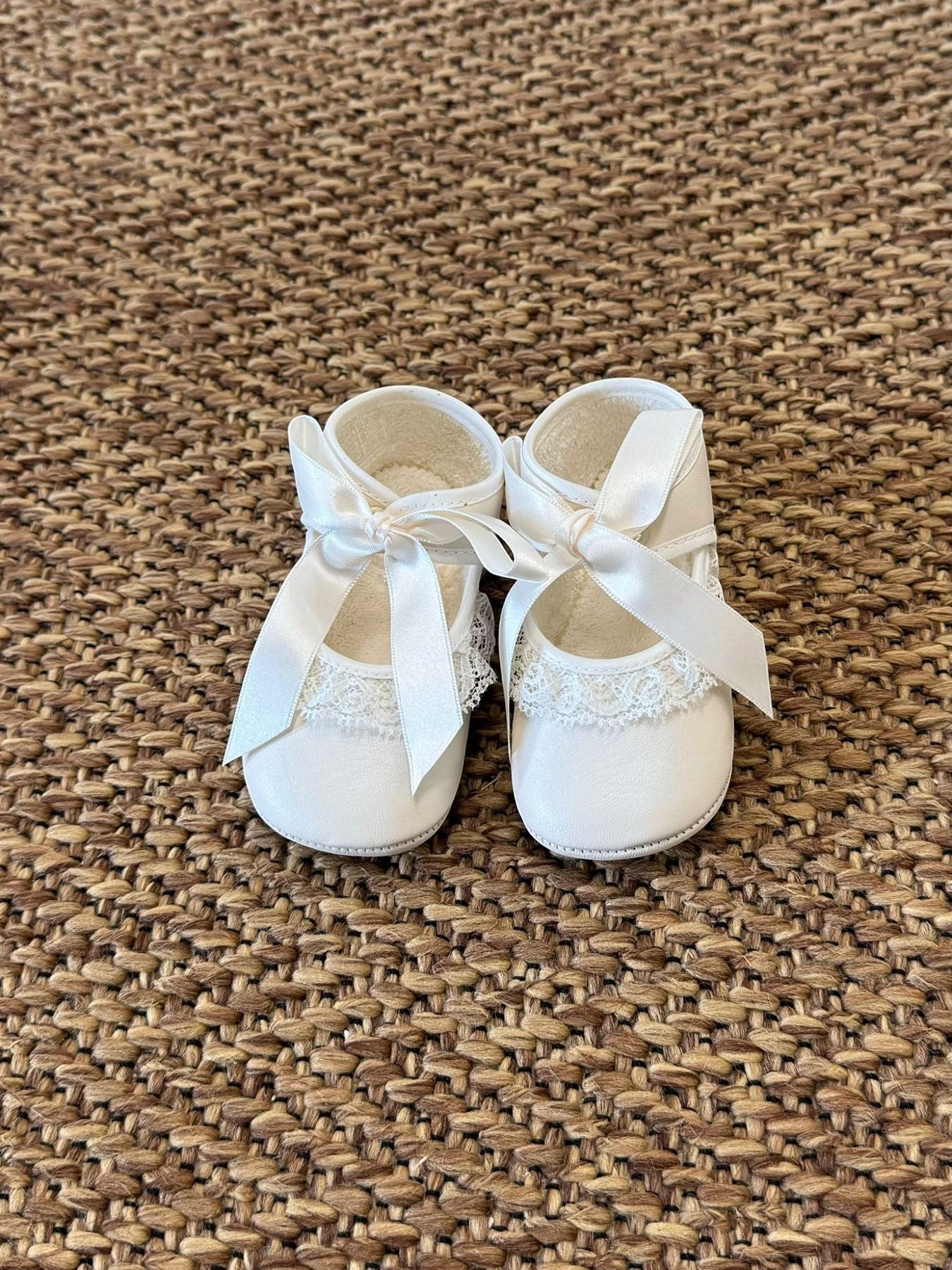 Ballerina Pizzo Bimba BEIGE 7025 -  NANU' BABY