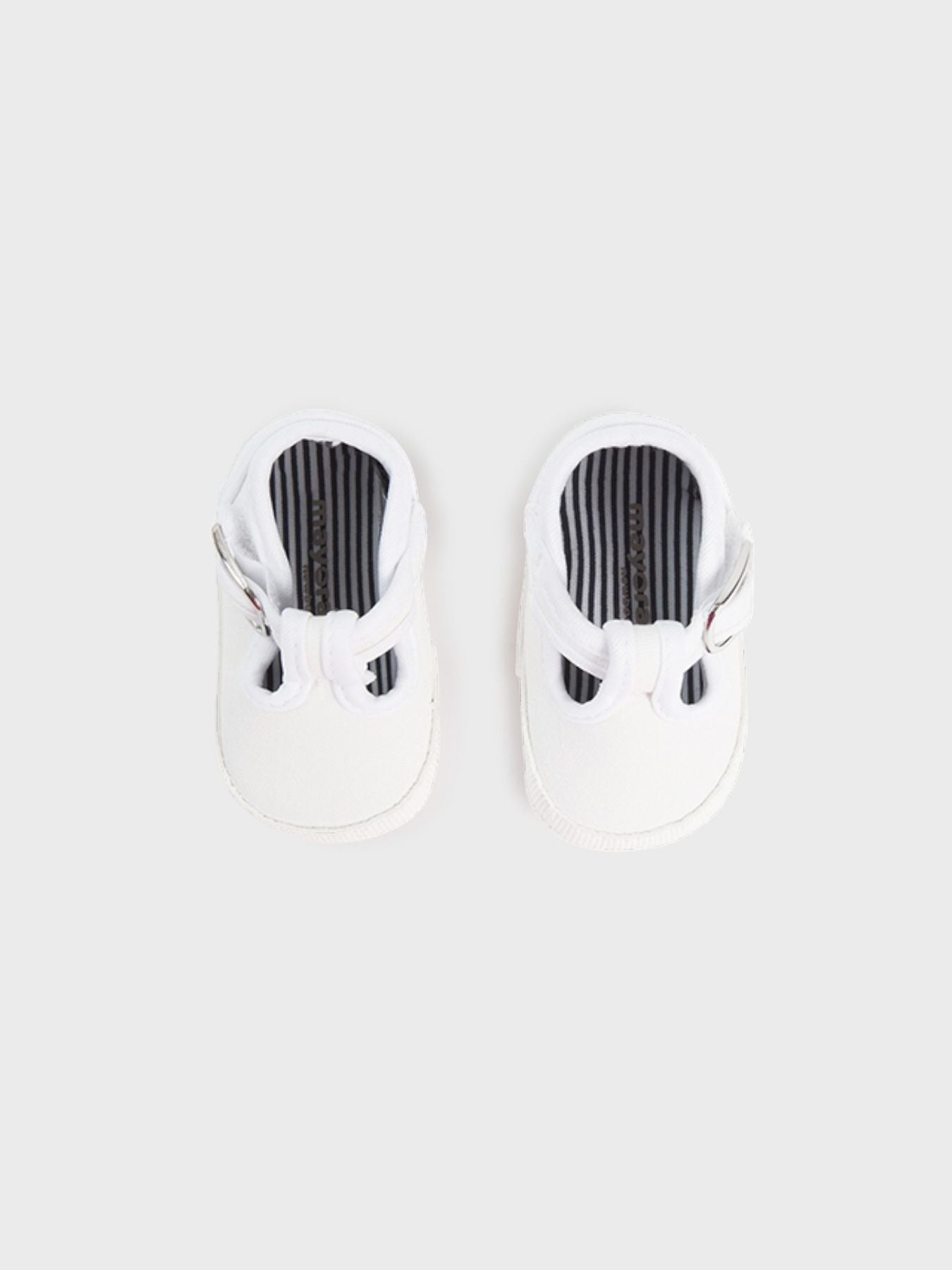 Scarpetta in tela Bimbo BIANCO 9731/B -  NANU' BABY