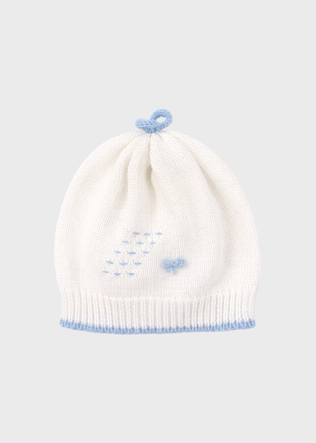 Cuffia Neonato Bianco ENEA/CU by PICCOLA GIUGGIOLA