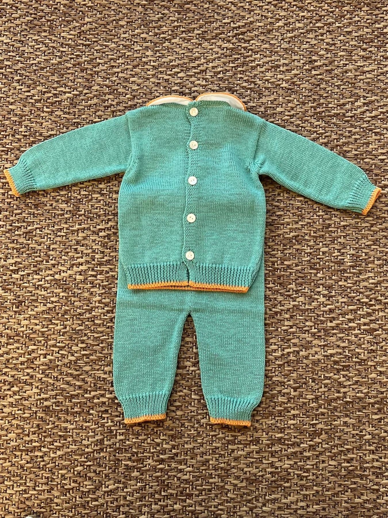 Completo nascita Neonato VERDE CETIN/CN-V -  NANU' BABY