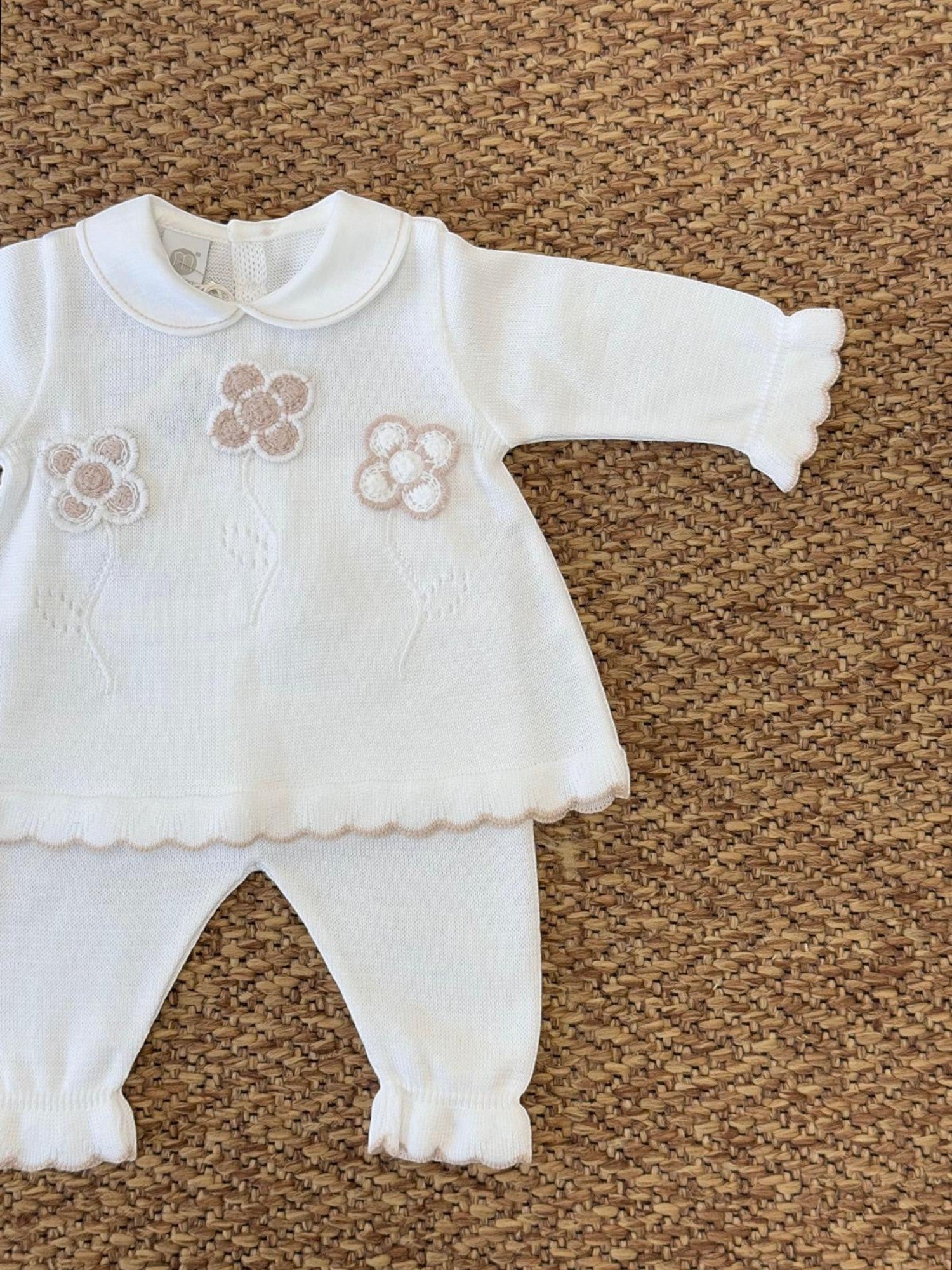 Completo nascita Neonata BIANCO EB2919 -  NANU' BABY