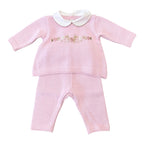 Ensemble naissance fille rose LV1109
